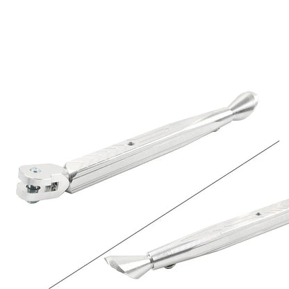 CNC Silver Adjustable Kickstand Foot for Motorcycle Universal