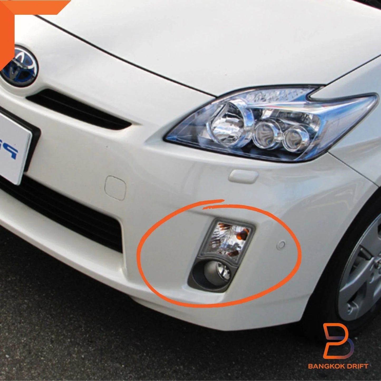 Fog Lamp Spot Light for Toyota Prius XW30 (2009-2011)