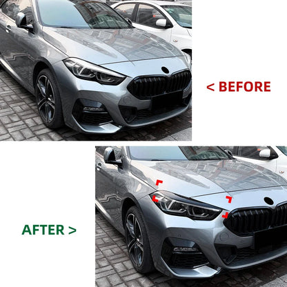 Pair Headlight Eye Lids Covers for BMW 2-Series Gran Coupe (2020–2024)