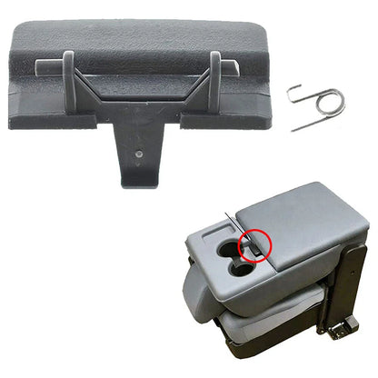Gray Center Console Jump Seat Lid Latch for Ford F-150 (2010-2018)