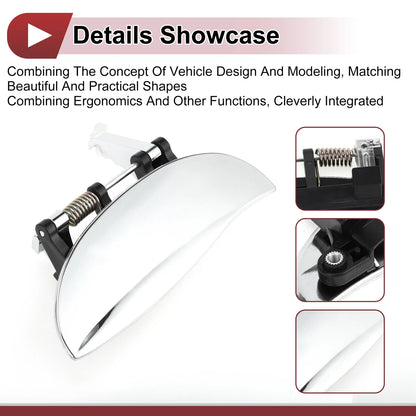 Car Exterior Door Handle for Hyundai Atos (2000–2008) No. 8365002100 Silver Tone