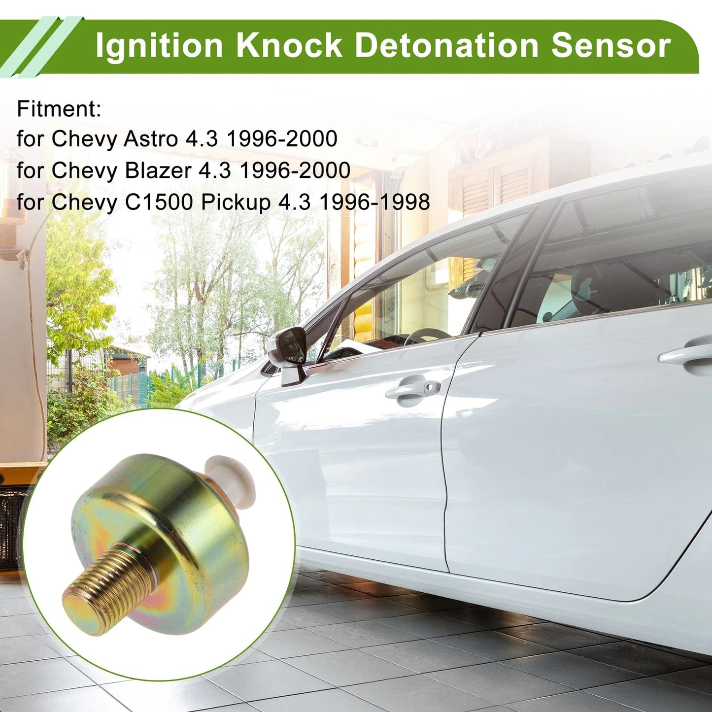 Ignition Knock Detonation Sensor for Chevy Astro 4.3 (1996-2000)