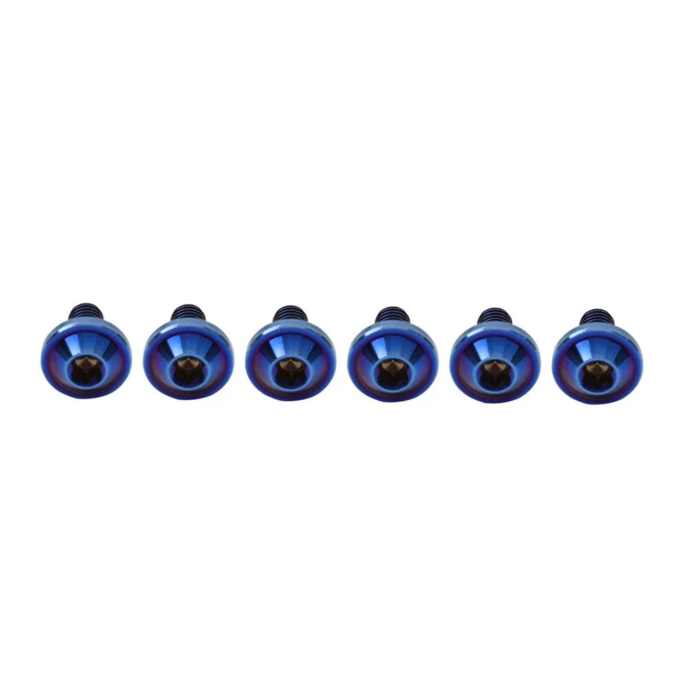 6 x M5x20mm Titanium Alloy Torx Head Bolts for Bike Motorcycle