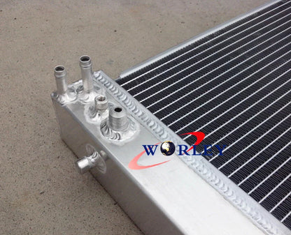 Aluminum Radiator + RED Hose for Holden Commodore VT VX VU HSV V8 (1997-2002)