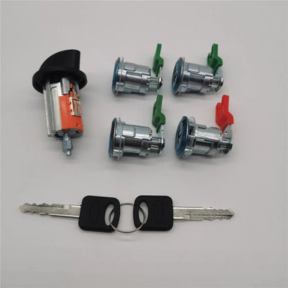 Ignition Cylinder & 4 Door Lock Kit for Ford Econoline Van (1997-2020)