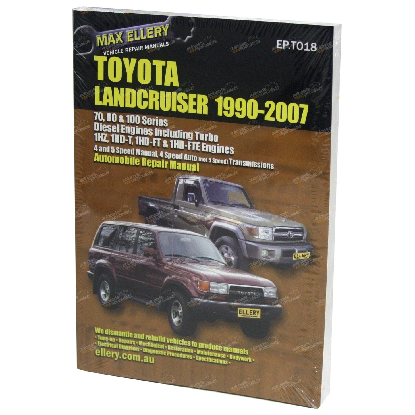Repair Manual for Toyota HZJ75 HZJ78 HZJ79 HDJ80 HZJ80 HZJ105 Workshop Book
