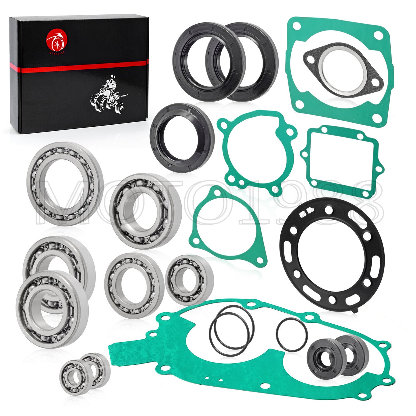 Engine Bearing Seal Gasket Rebuild Kit for Polaris Scrambler 400 (1995–2002)