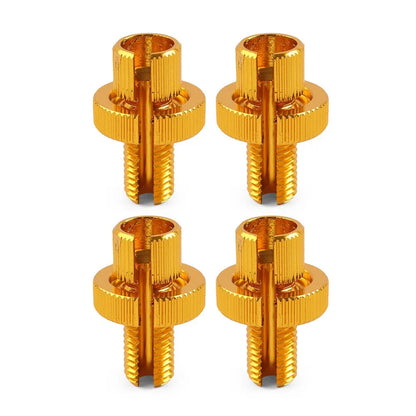 M8 x 1.25 Clutch Brake Throttle Cable Adjuster Screw Gold for ATV Pit Bike