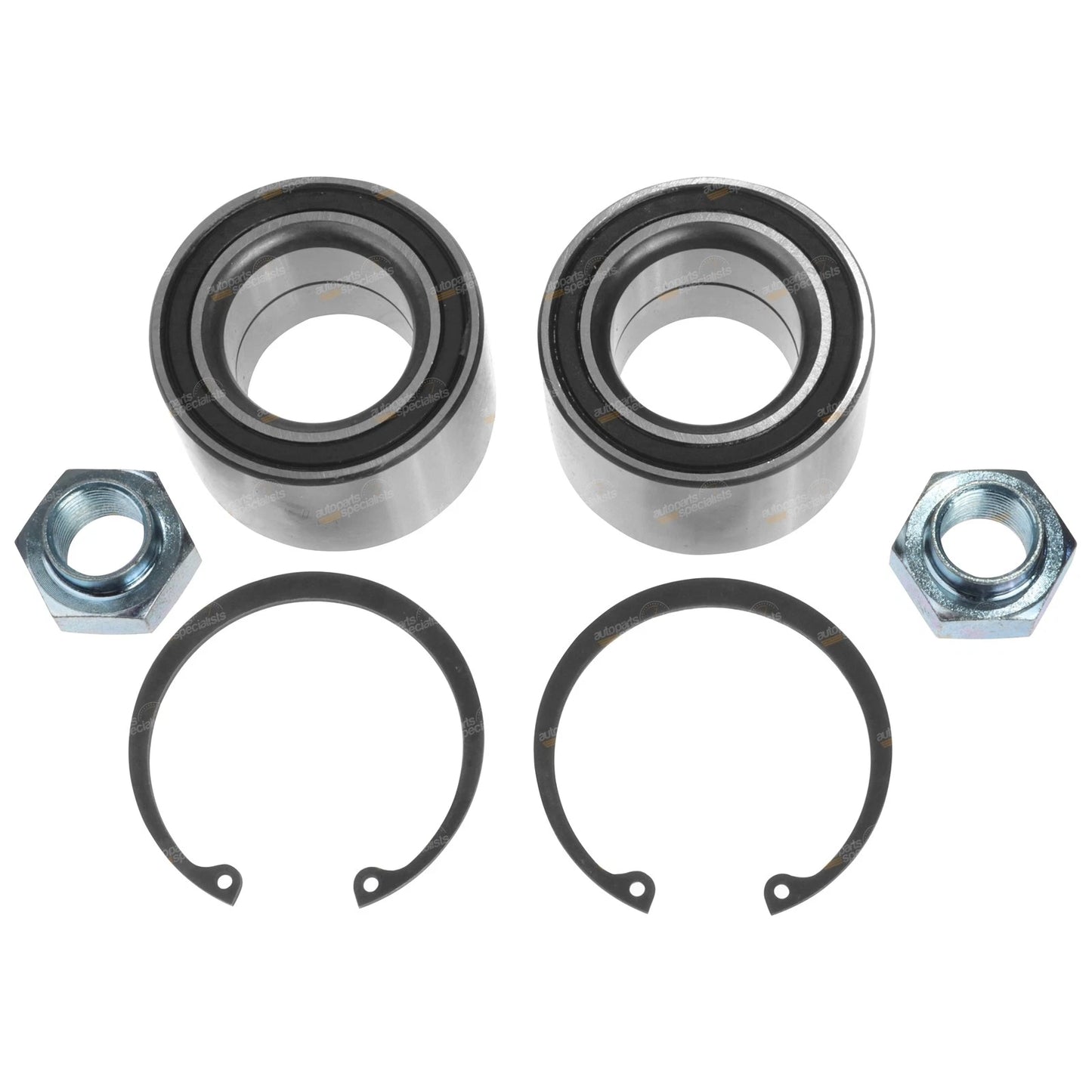 2X Front Wheel Bearing Kits for Suzuki Alto (2009–2014)