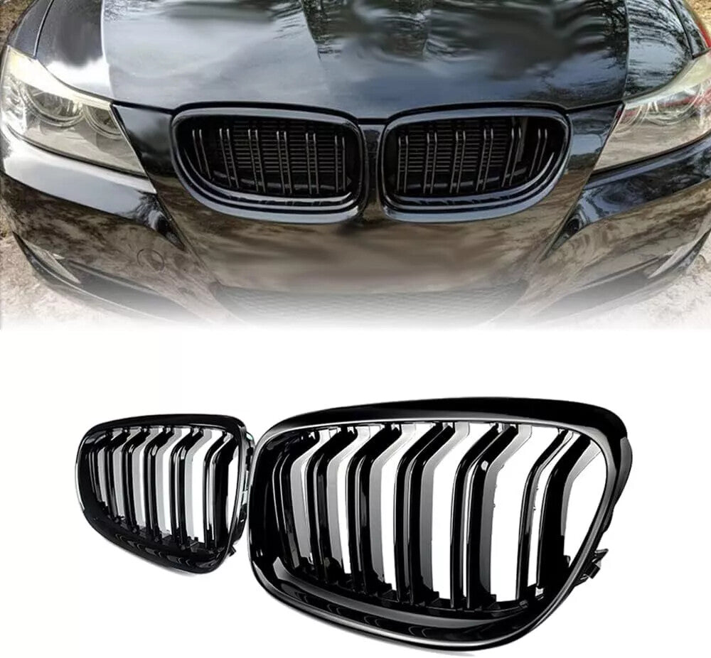 Gloss Black Front Kidney Grille for BMW 3 Series E90 E91 (2009–2011)