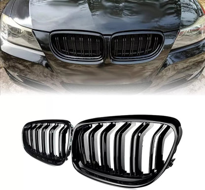 Gloss Black Front Kidney Grille for BMW 3 Series E90 E91 (2009–2011)
