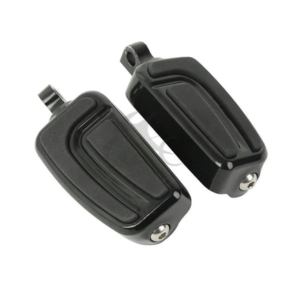 Black Rear Passenger Footpeg for Harley Touring Road King FLHR (1993-2022)