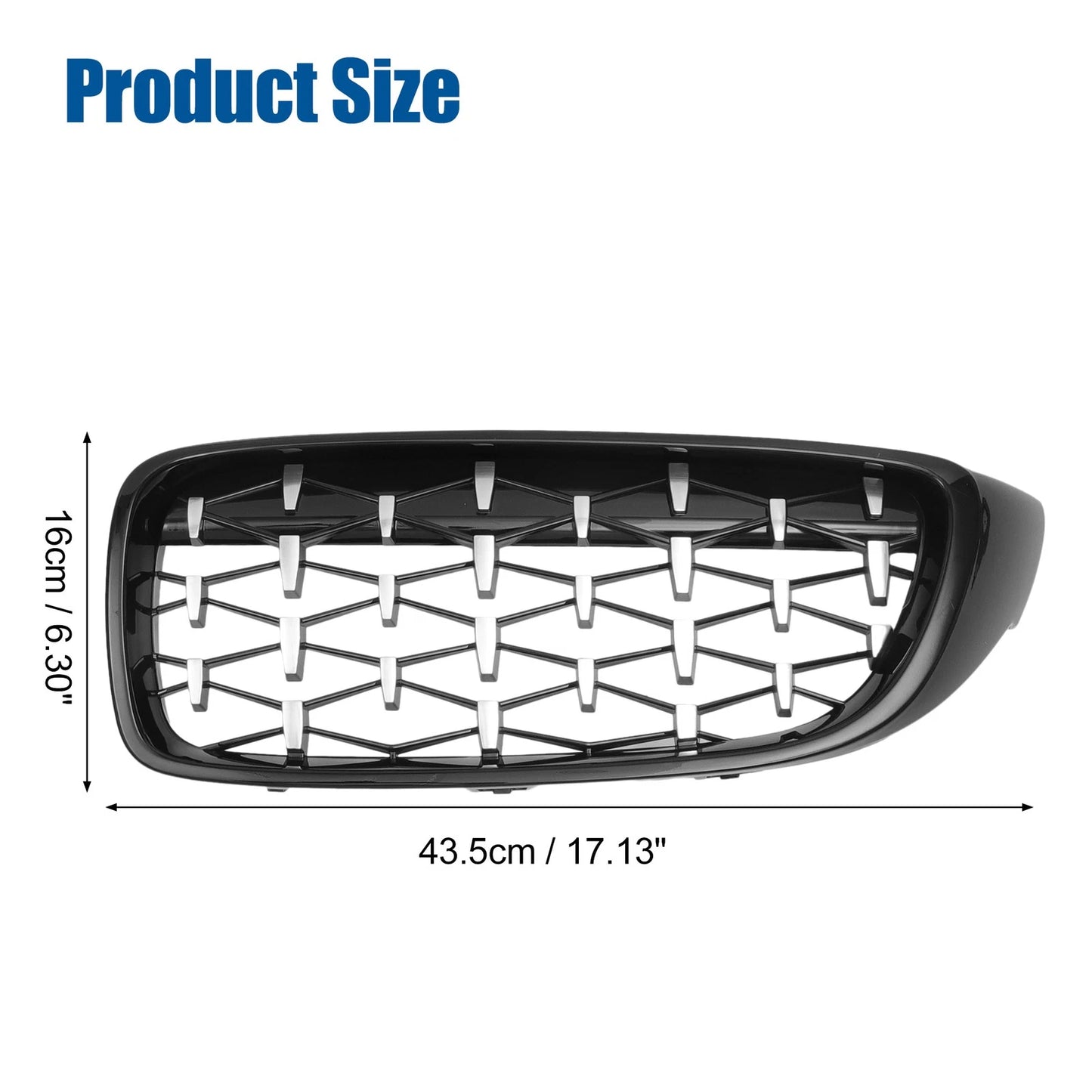 1 Pair Front Hood Bumper Grille for BMW 428i xDrive 430i xDrive 440i (2014–2020)