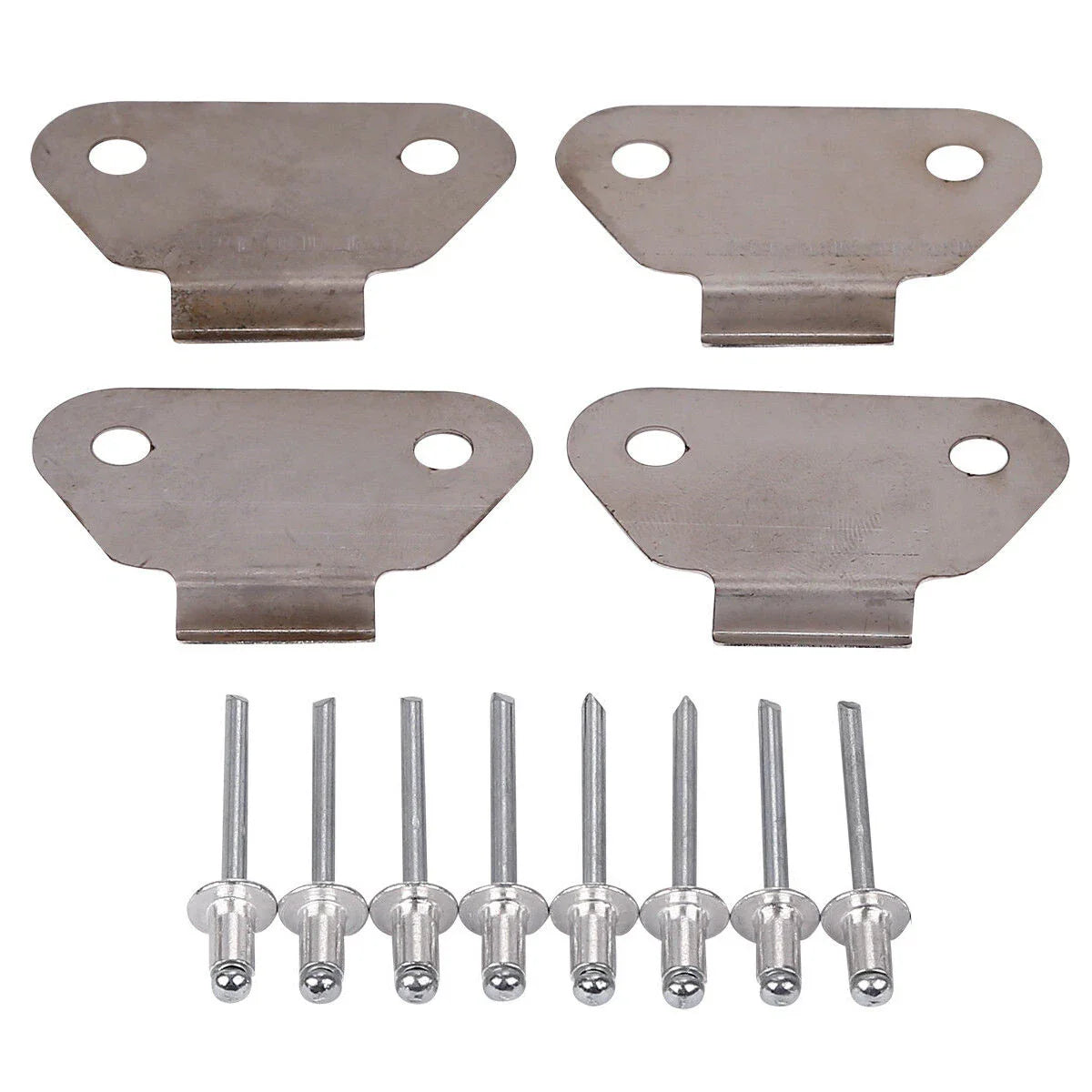 4 x Hard Saddlebags Lids Wear Strike Plates for Harley Touring Models (1993-2013)
