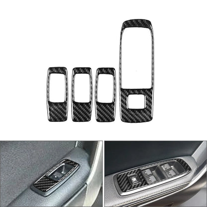 Carbon Fiber Window Lift Switch Panel Cover for Ford Ranger Sport (2015–2022)
