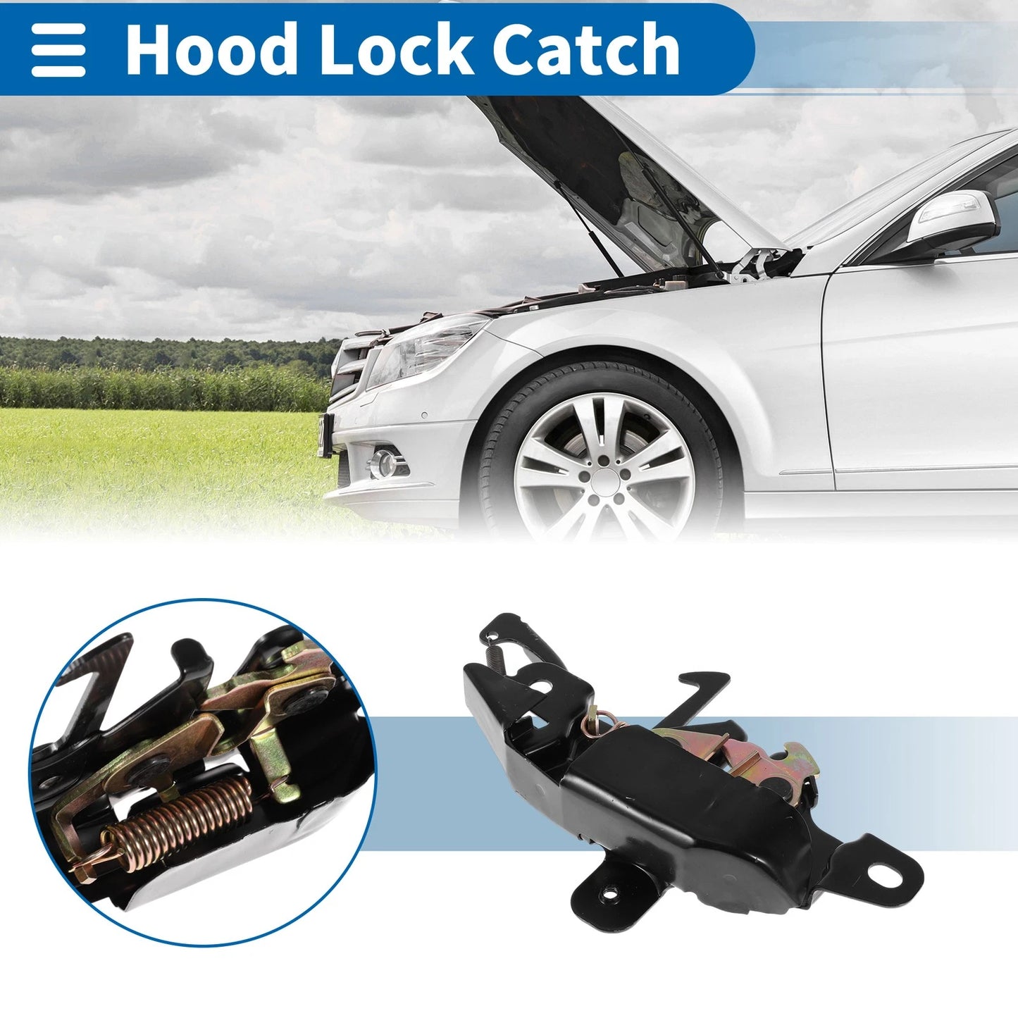 Hood Latch Assembly for Toyota 4Runner (1991–1995) No. 5351035050 1 Pc