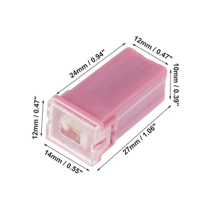 3pcs Mini Block Fuse for Trucks Pickup Cars (32V 30 Amps)