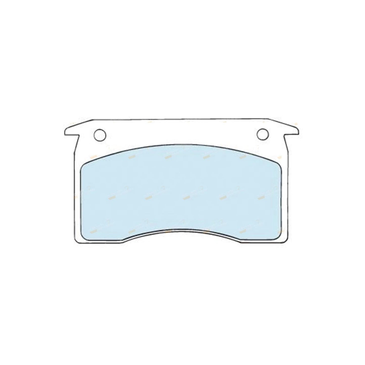 Set of 4 Trailer Brake Pads for Boat (Mechanical or Hydraulic)