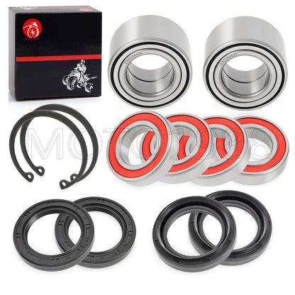 Set of 2 Front Rear Wheel Bearing Seals for Yamaha Big Bear 400 (2007–2012)