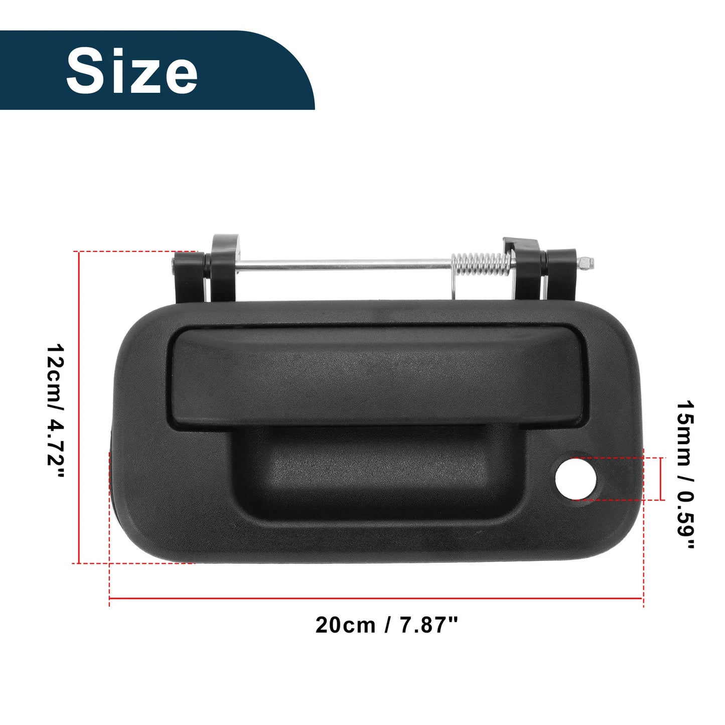 Tailgate Handle Bezel with Key Hole for Ford F-150 F-250 F-350 F-450