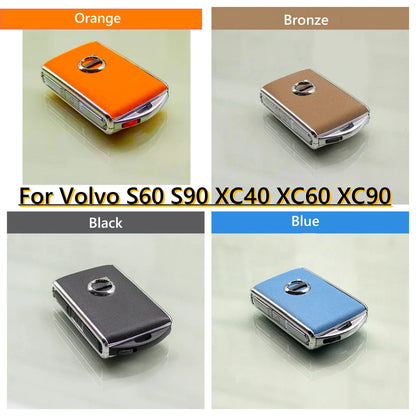 Leather Key Remote Case Fob Cover for Volvo S60 S90 XC40 XC60 XC90
