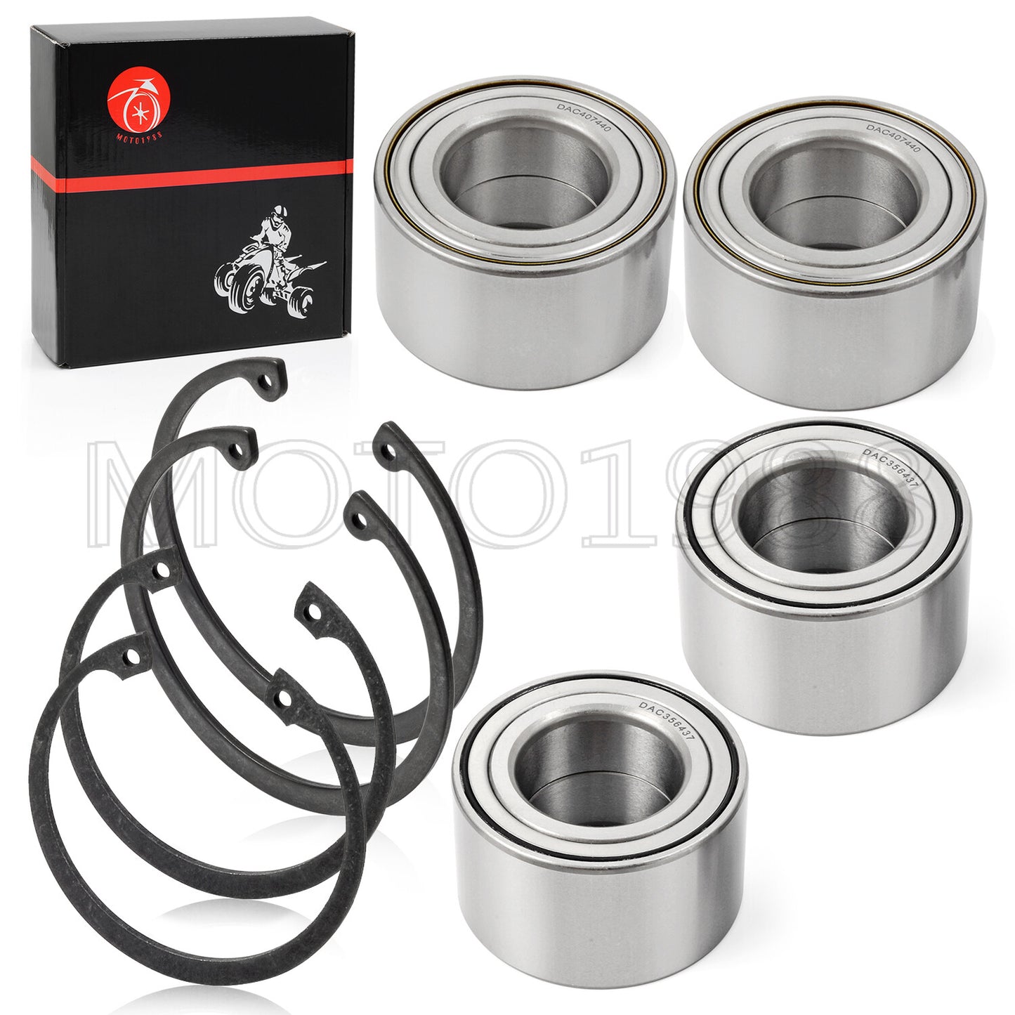 Set of 4 Wheel Bearings for Polaris ACE 325 500 570 900