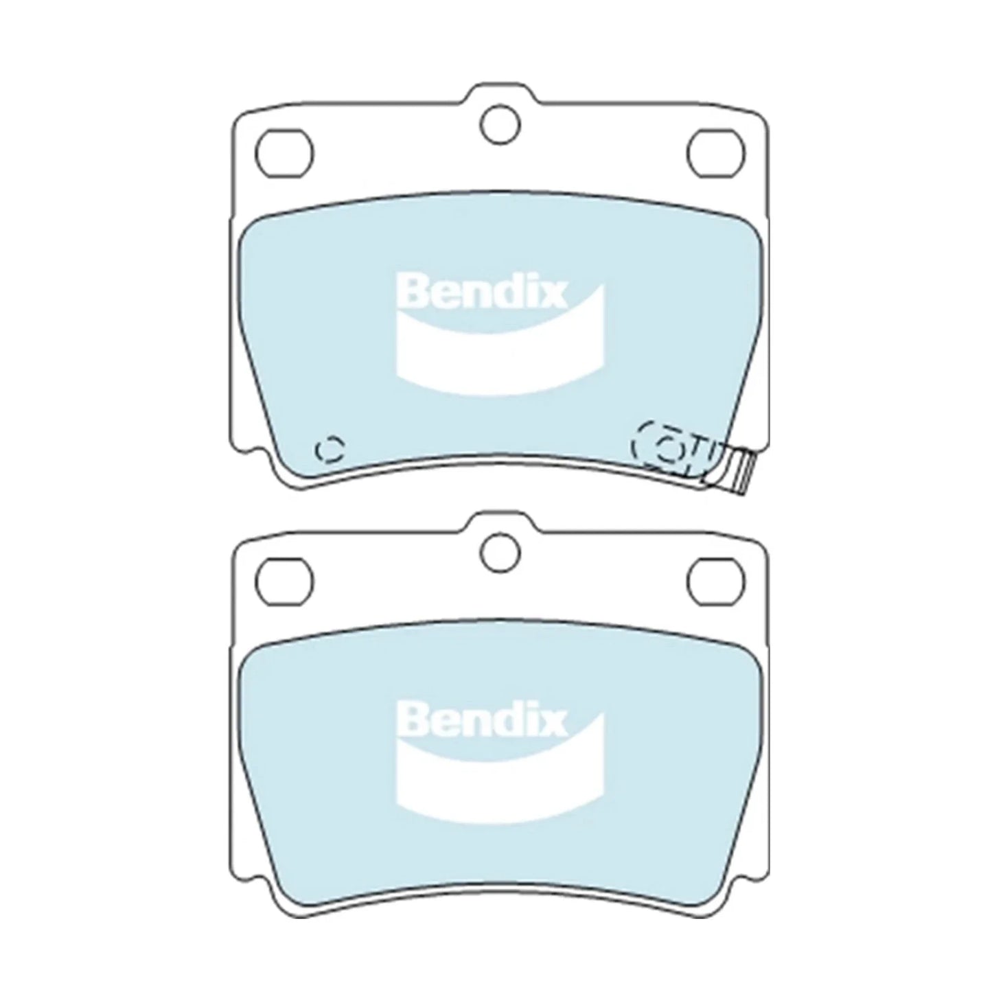 4WD Rear Disc Brake Pads Set for Mitsubishi Challenger (1998-2015)