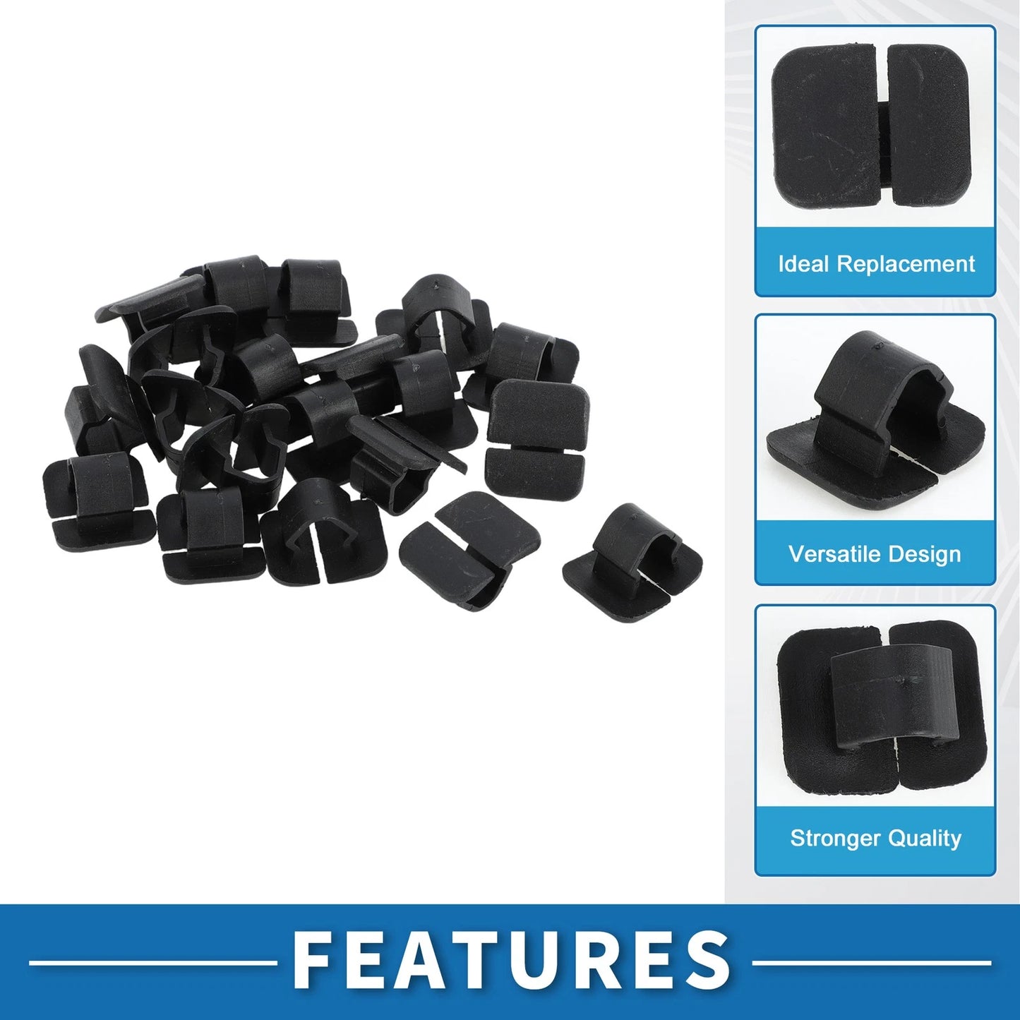 20X Heat Insulation Holder Clip Fastener No. 1H5863849A01C for Audi A6 (1998–2004)