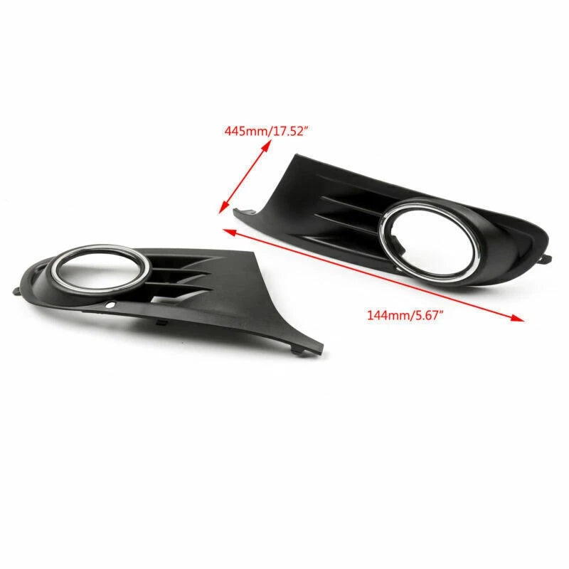 2X Bumper Side Marker Black Lights Housing for Volkswagen VW MK6 GTI (2010–2014)