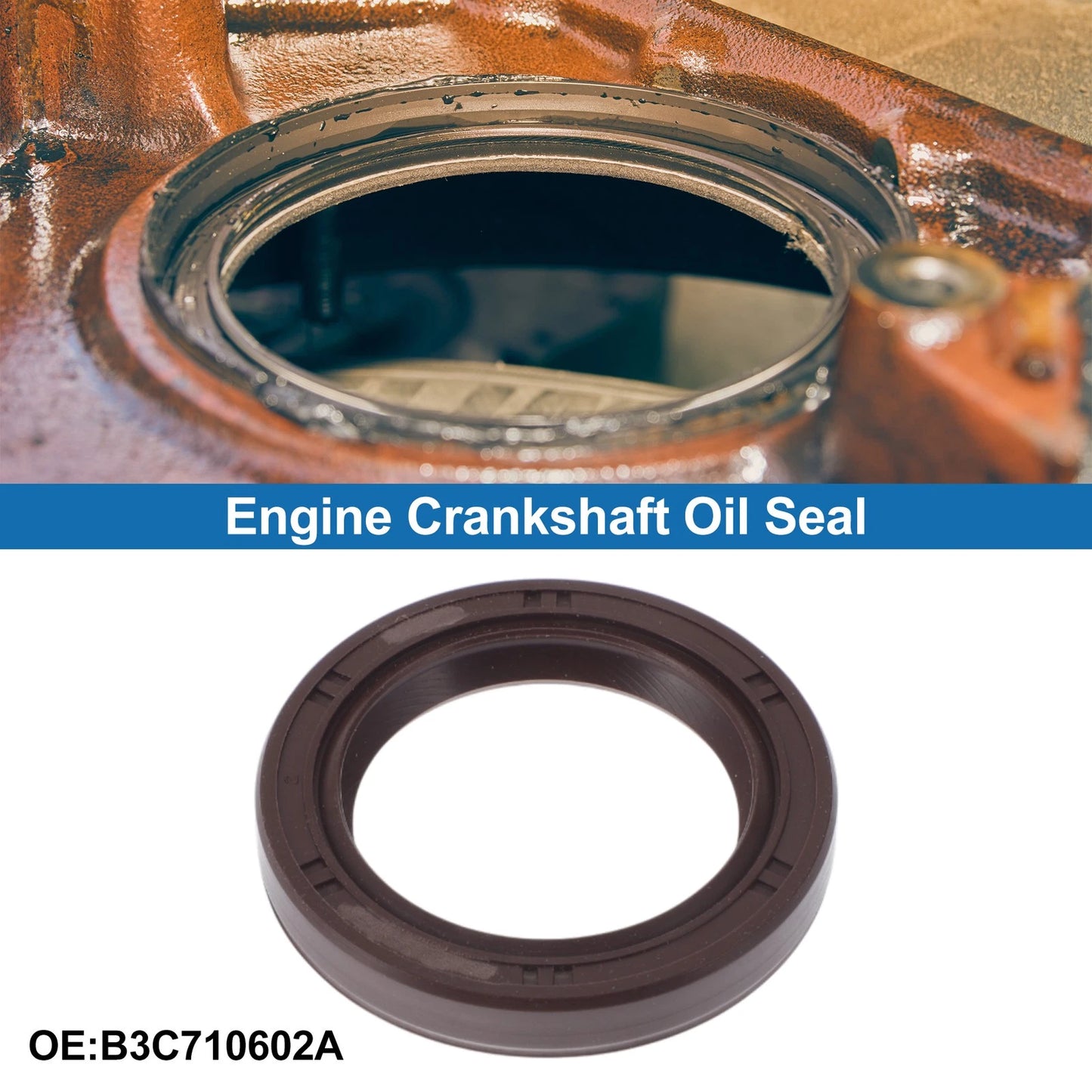 Front Crankshaft Oil Seal for Mazda 323 (1989–2004) No.B3C710602A