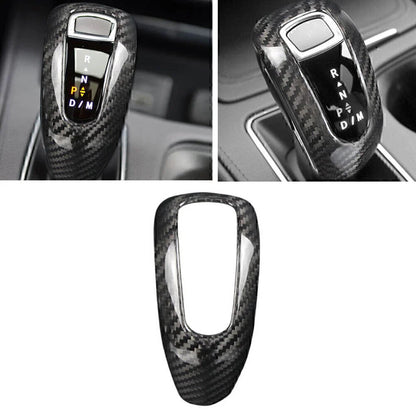Carbon Fiber Black Gear Shift Knob Cover for Cadillac XT4 (2018-2020)