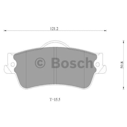 Set of 4 Bendix Rear Disc Brake Pads for Holden Caprice Statesman (2006–2013)