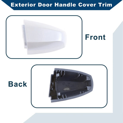 Exterior Door Handle Cover Trim for BMW X1 X5 F15 X6 F16 (2014 - 2019) White