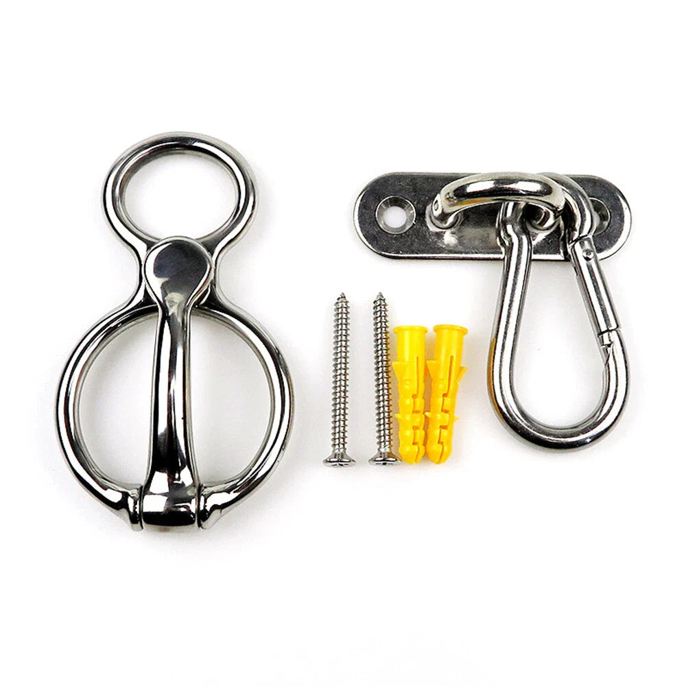 Stainless Steel Horse Tie Ring Rope Release Device for Equestrian Needs