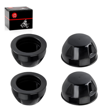 Set of 4 Wheel Center Caps for Yamaha Grizzly Bruin 350 Kodiak 400 450