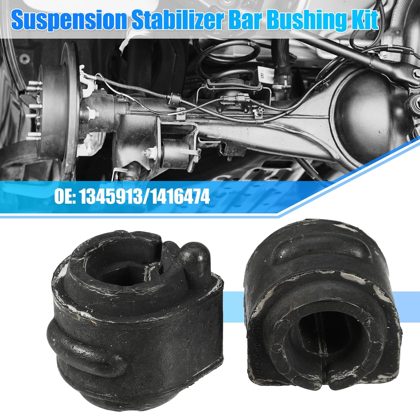 2X Suspension Stabilizer Bar Bushings No. 1345913 for Ford Focus (2006–2015)