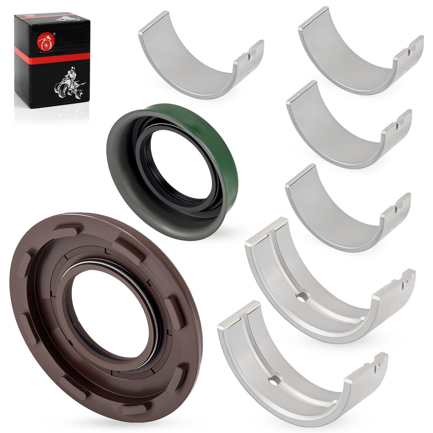 Main Journal Crankshaft Bearing & Seal Kit for Polaris Frontier (2002–2005)