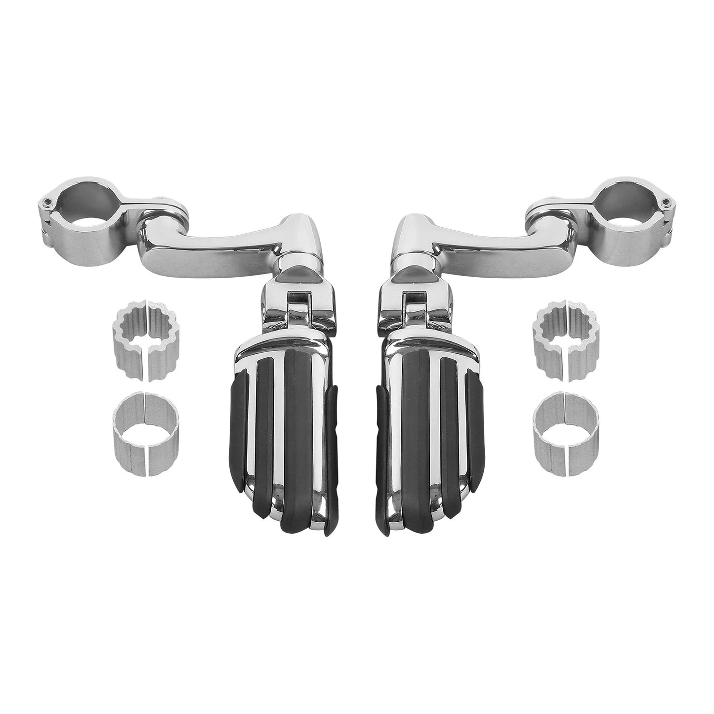 Chrome Highway Footpeg Pegs 25/32/35mm for Honda Harley Touring Dyna