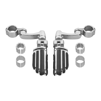 Chrome Highway Footpeg Pegs 25/32/35mm for Honda Harley Touring Dyna