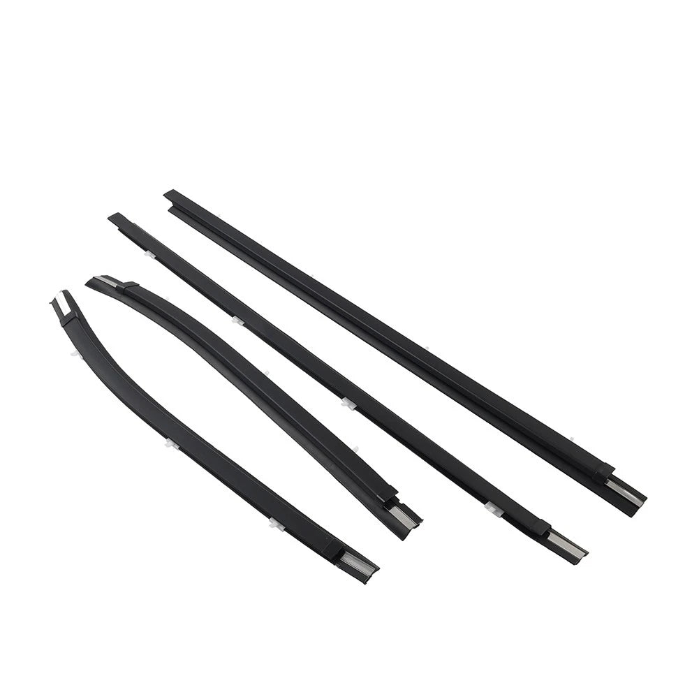 Set of 4 Chrome Door Belt Moulding Weatherstrip for Toyota Camry (2002–2006)
