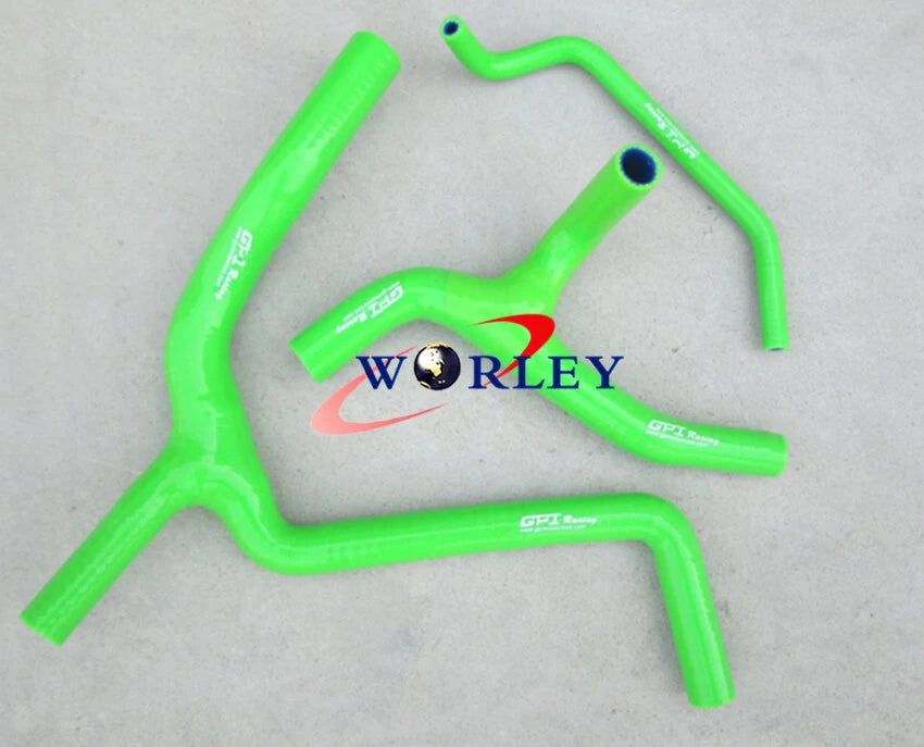 Silicone Radiator Y Hose for Kawasaki KX450F (2009–2015) - Red