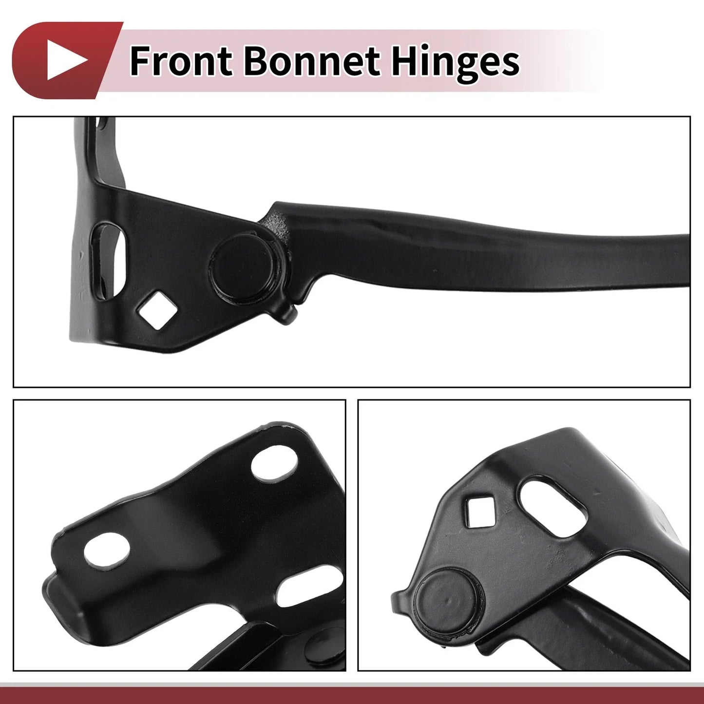 Hood Hinges for Honda Accord, Honda Crosstour (2008-2012) - 1 Pair