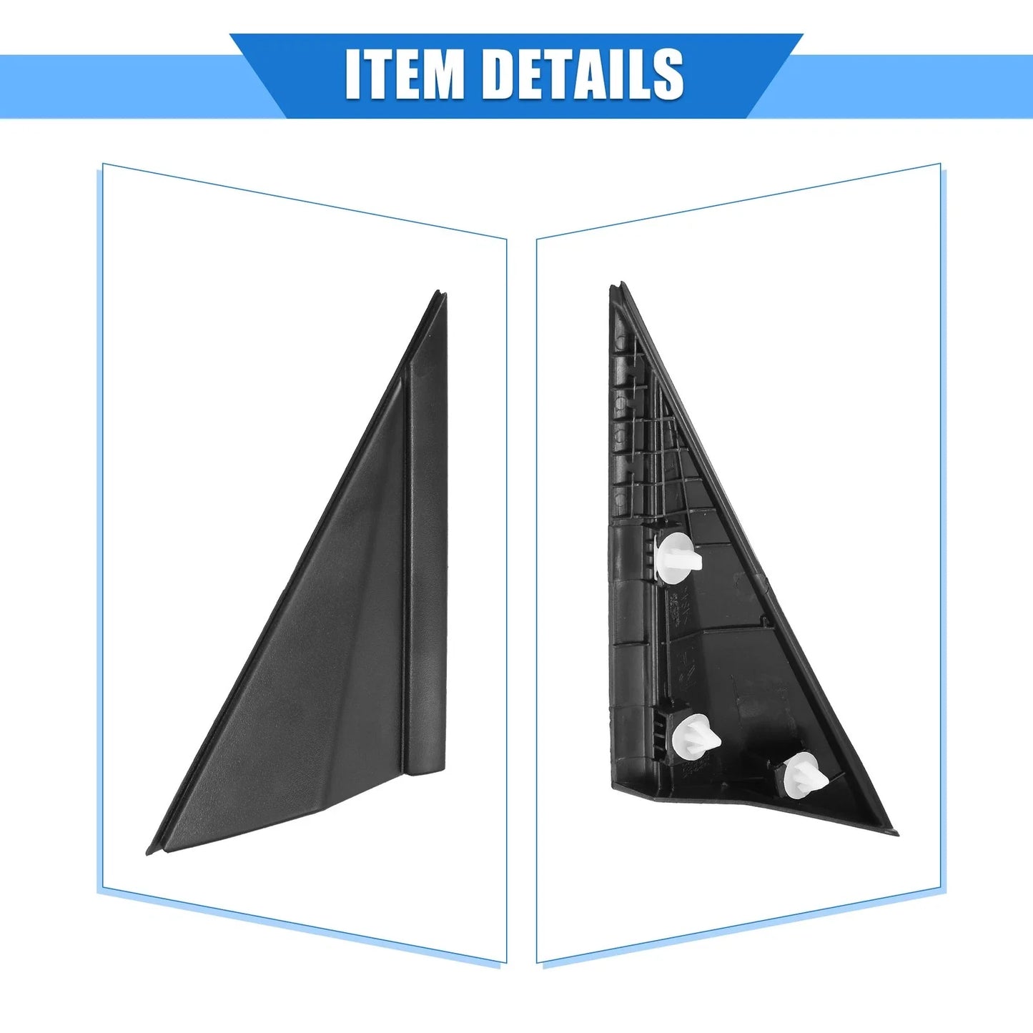 Right Mirror Corner Triangle Fender Cover for Hyundai Elantra (2011-2016)