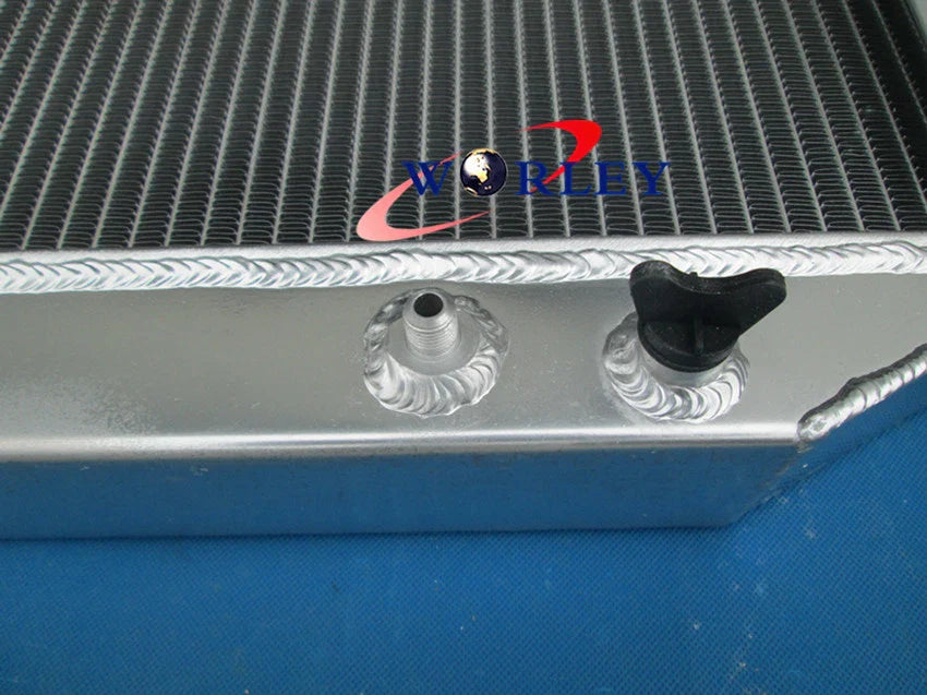 Aluminum Radiator + Fans for Chrysler Dodge Polara Monaco Plymouth Fury V8 (1965-1973)