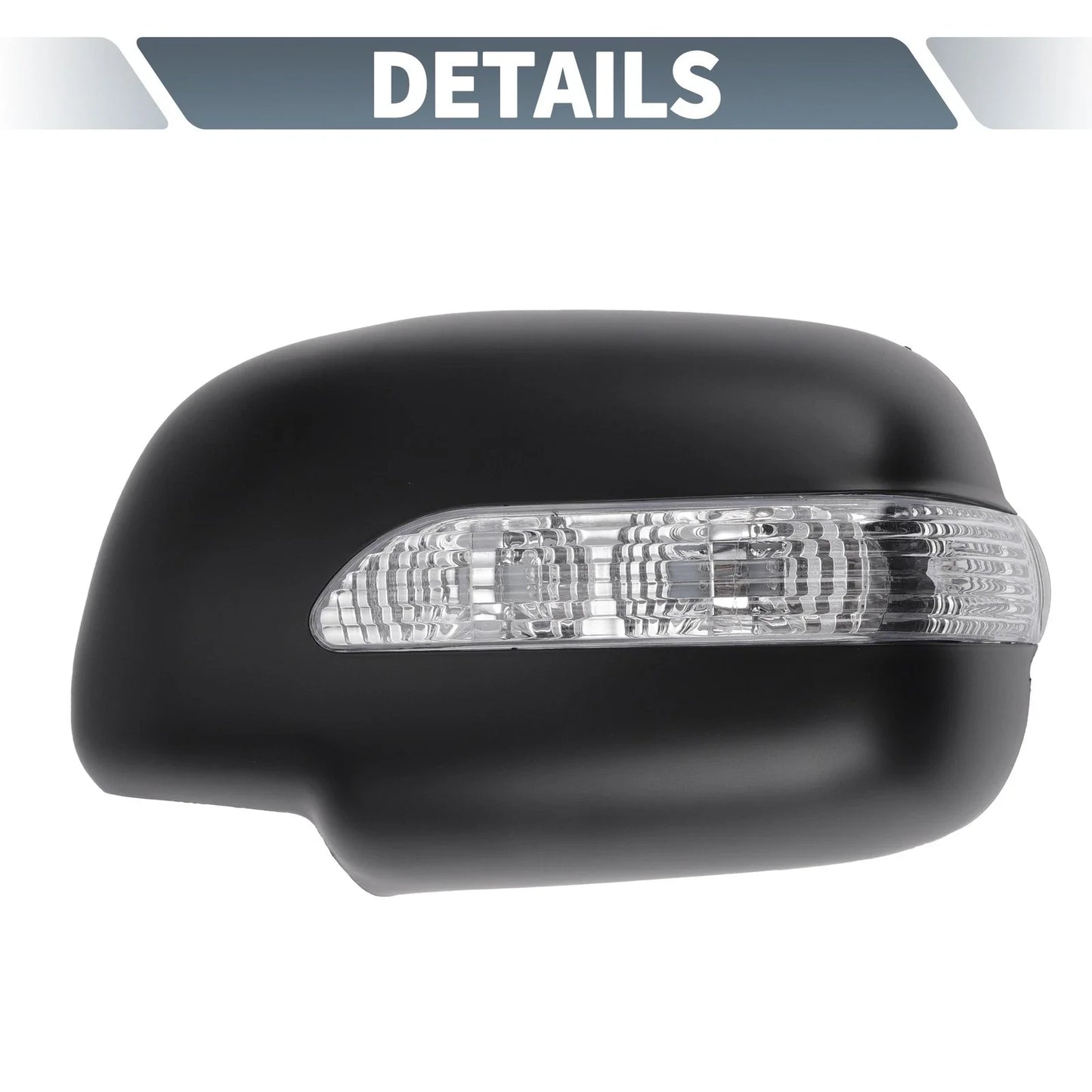 Rearview Mirror Cover Overlay Matte Black for Lexus RX330 RX300 RX350 (2003)