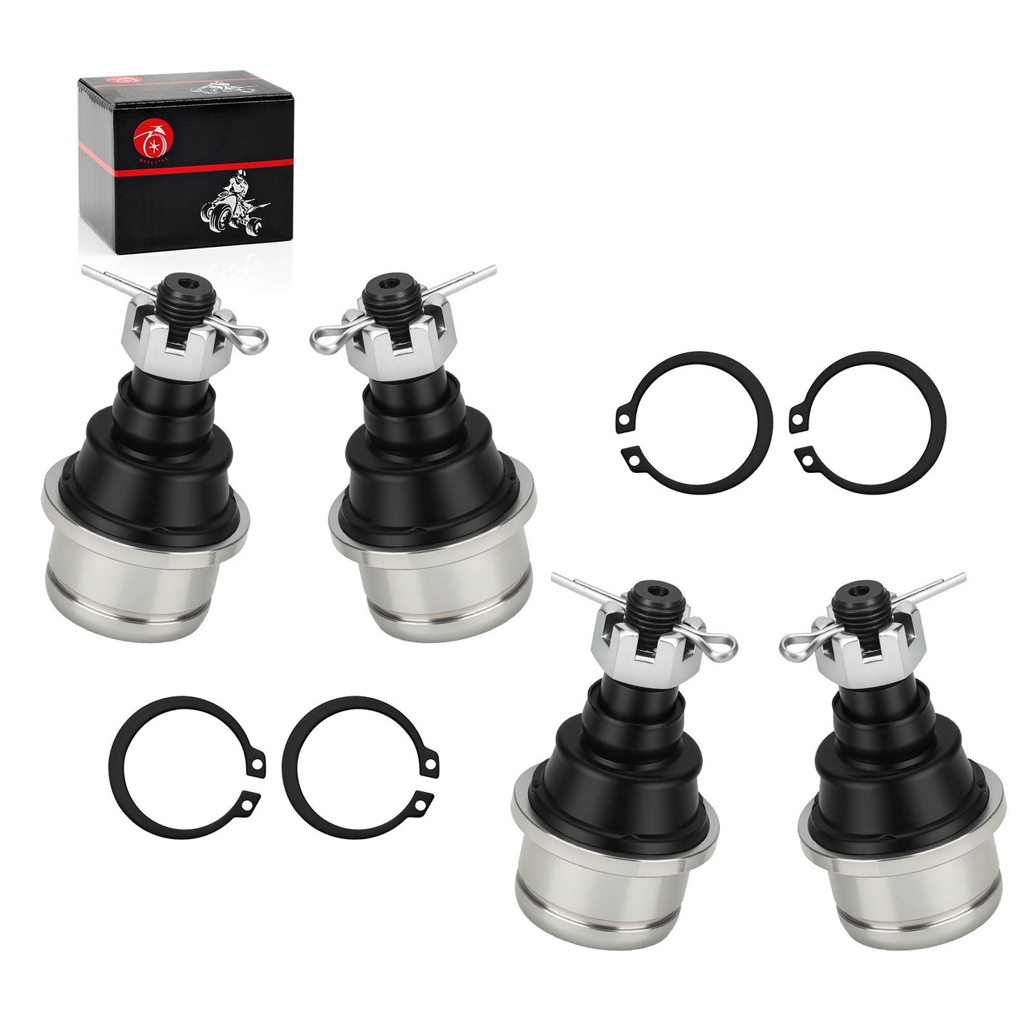 Set of 4 Ball Joints for Honda Foreman 500 TRX500 (2005–2019)
