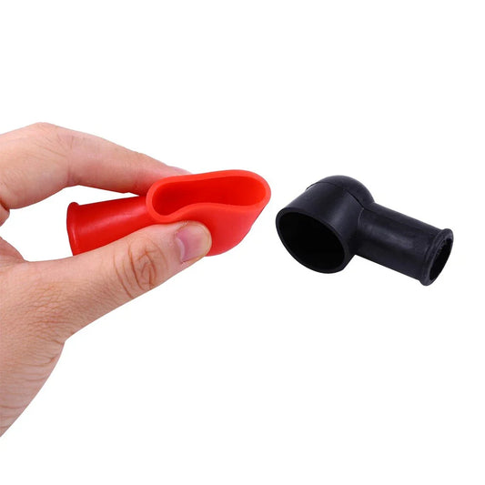 2 x Battery Terminal Insulator Wire Connectors Cap Cover for Car