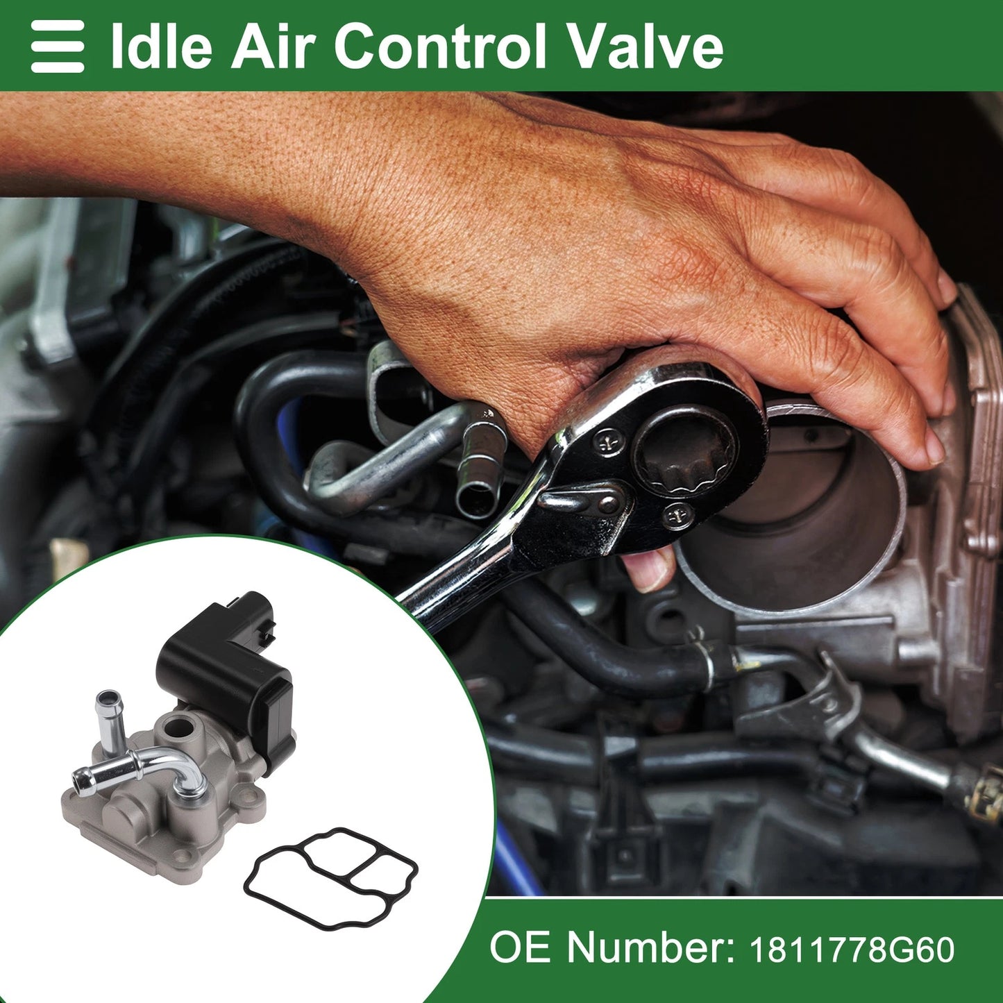 Idle Air Control Valve for Suzuki Jimny (2001–2004) No. 1811778G60