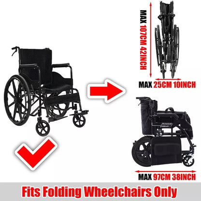 Waterproof Fabric Wheelchair Cover for Electric Manual Folding Wheelchair