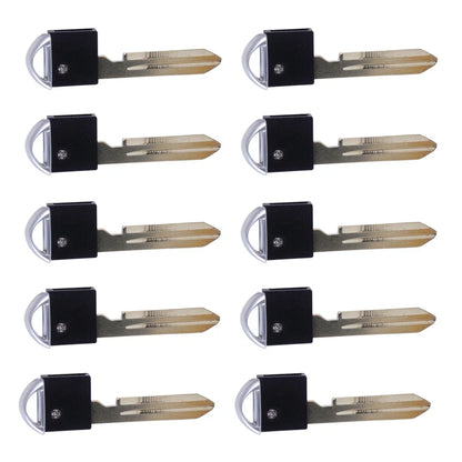 10x Key Blanks Key Blade Remote Control for Nissan Armada Infiniti FX35